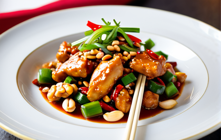 중식 밀키트 세일 - Close-Up of Chinese Ingredients**

"A vibrant and detailed close-up shot of fresh ingredients from a...