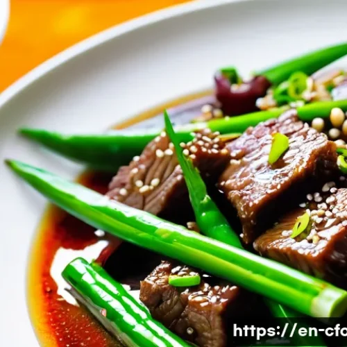 Home 11 중식 밀키트 편의성 - Authentic Culinary Delight**
A close-up, high-angle shot of a perfectly plated, steaming hot dish of...